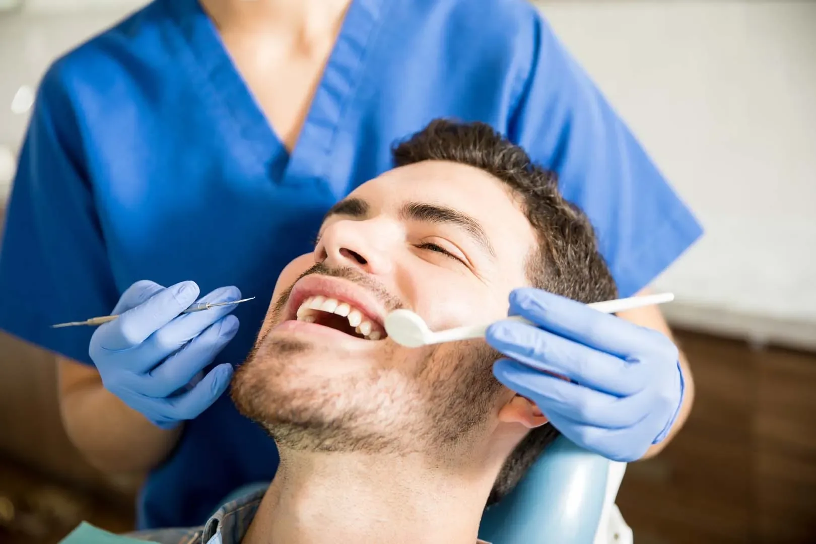 Gentle dental cleaning and exam appointment